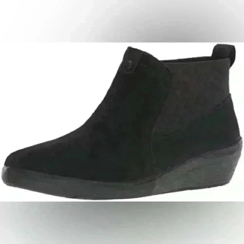 Grasshoppers black Porter leather ankle boots Bootie sz 7